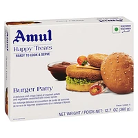 Amul Burger Patty 360g Net Poids : 360g / 6 Pieces