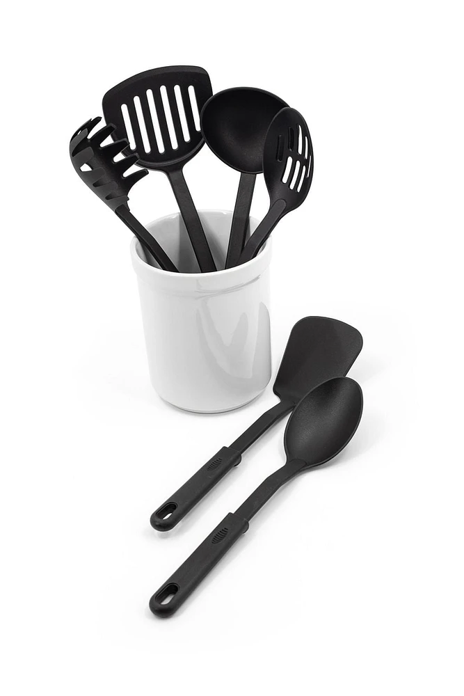 Farberware Ensemble d'ustentils en nylon, 7 pièces Ensemble d'outils en nylon 7 pièces