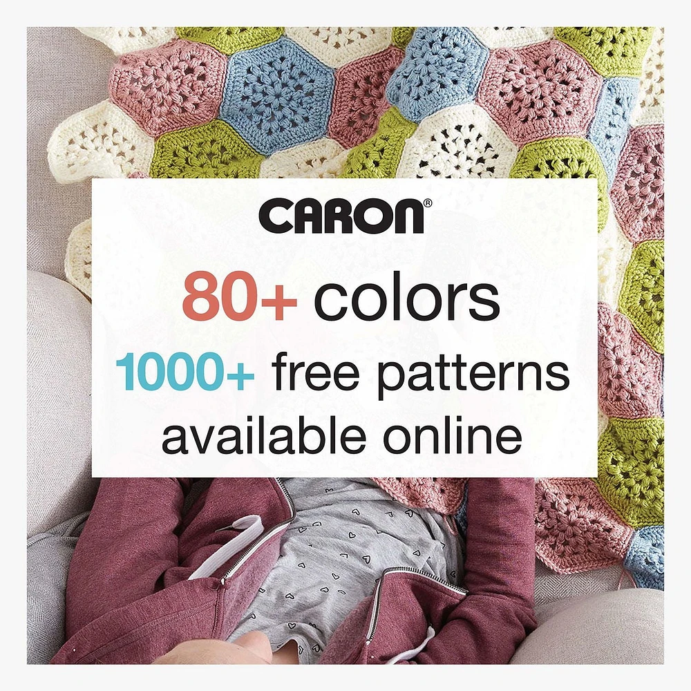 Caron® Simply Soft® Speckle™ Yarn, Acrylic #4 Medium, 5oz/141g, 235 Yards