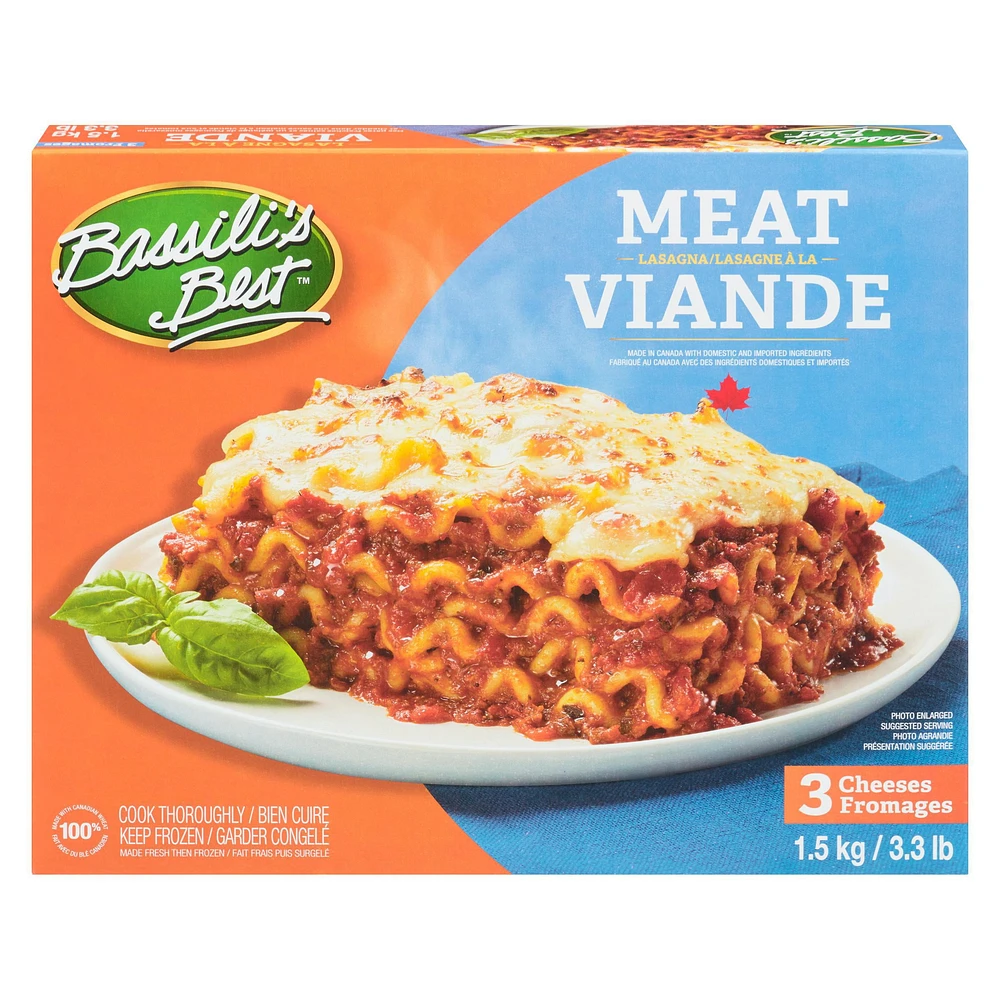 LASAGNE MEILLEURE VIANDE BASSILIS AUX 3 FROMAGES LASAGNE MEILLEURE VIANDE BASSILIS AUX 3 FROMAGES