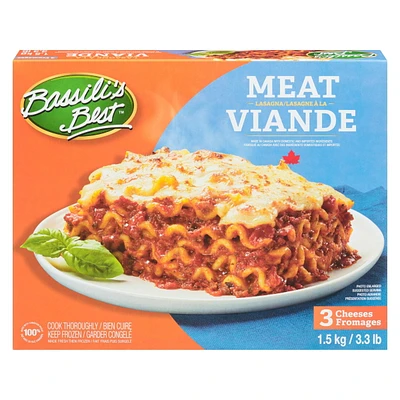 LASAGNE MEILLEURE VIANDE BASSILIS AUX 3 FROMAGES LASAGNE MEILLEURE VIANDE BASSILIS AUX 3 FROMAGES