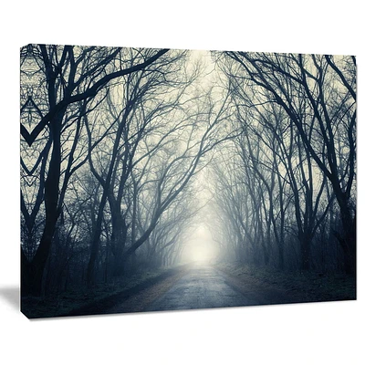 Tableau de photographie moderne imprimé sur toile Design Art foret d'automne