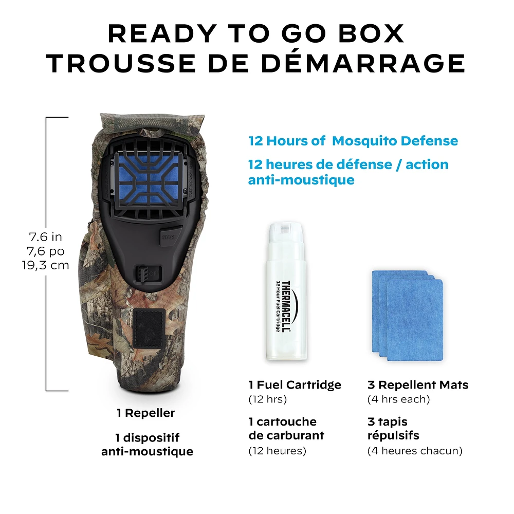 Thermacell Mosquito Repellent, Portable Adventure MR300 - Hunt Pack