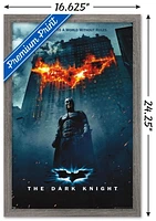 Film DC Comics - The Dark Knight - Batman Logo sur Fire One Sheet
