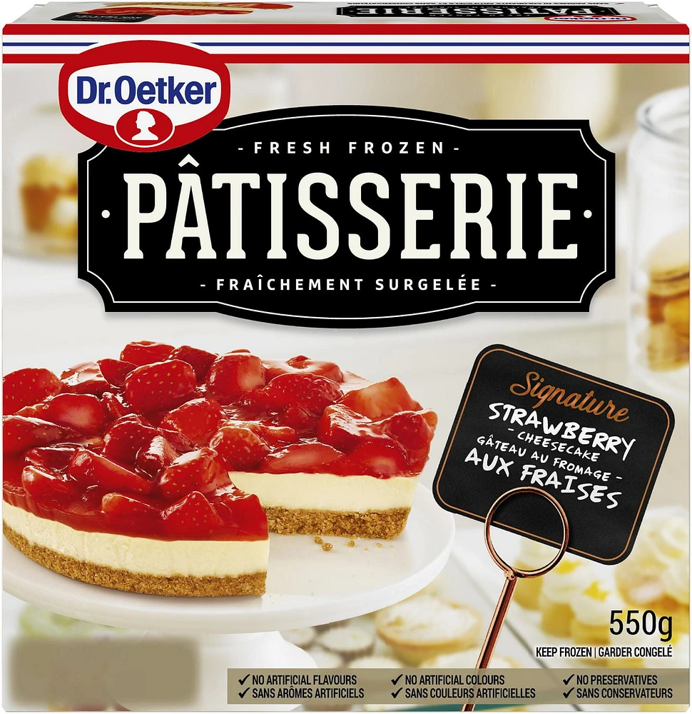 Dr. Oetker Patisserie Signature Strawberry Cheesecake, 550 g