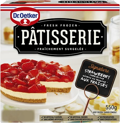 Dr. Oetker Patisserie Signature Strawberry Cheesecake, 550 g