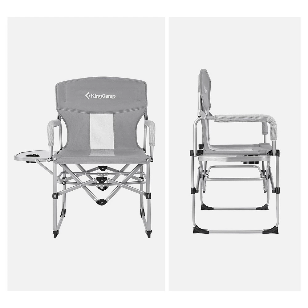 Chaise de camping pliante King Camp - Gris