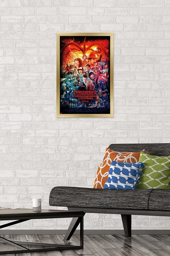 Netflix Stranger Things - Trois saisons une feuille