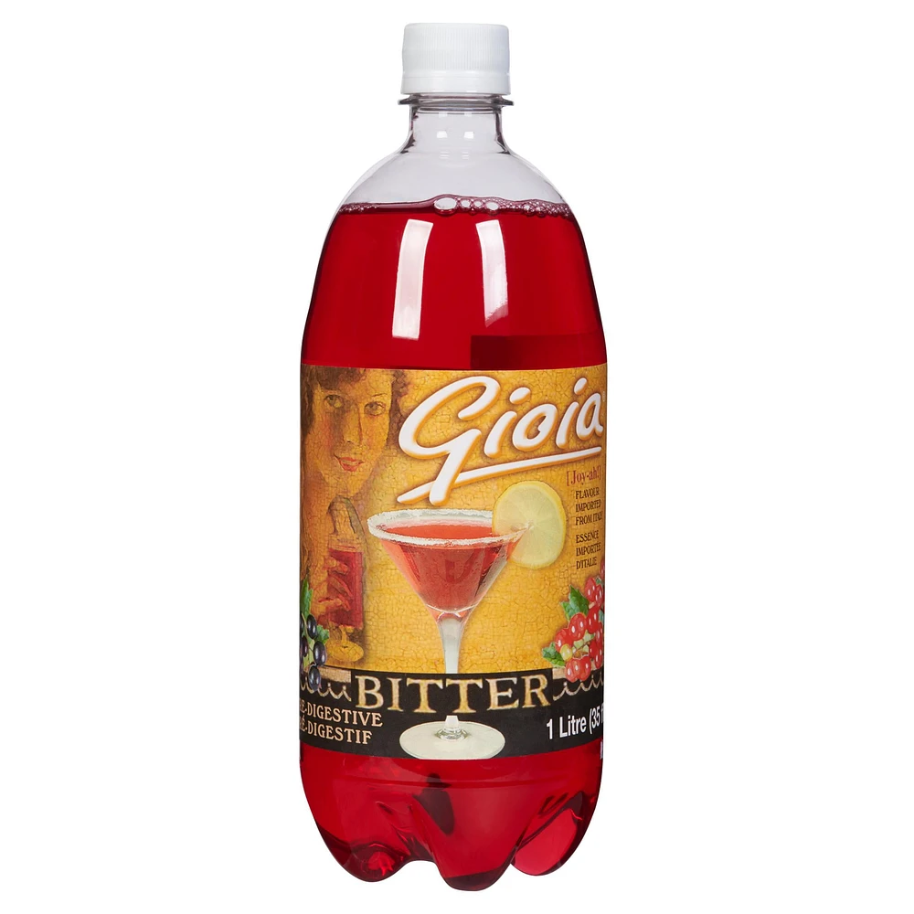 Gioia Bitter Non-Alcoholic Aperitif, 1 L