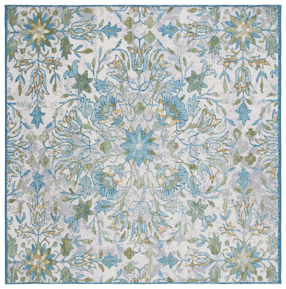 SAFAVIEH Barbados Corwin Tapis Floral Intérieur/Extérieur