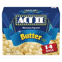 Act II 14s Gourmet micro-onde Popcorn-saveur De Beurre 1,09 kg