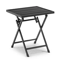 Table d’appoint pliante de Mainstays Cadre en acier robuste