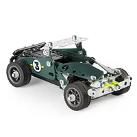 Meccano – Cabriolet à construire 5 en 1 de la gamme S.T.I.M avec roues et pièces mobiles
