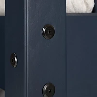 Meubles South Shore Ulysses Lits superposés avec lit gigogne Bleu