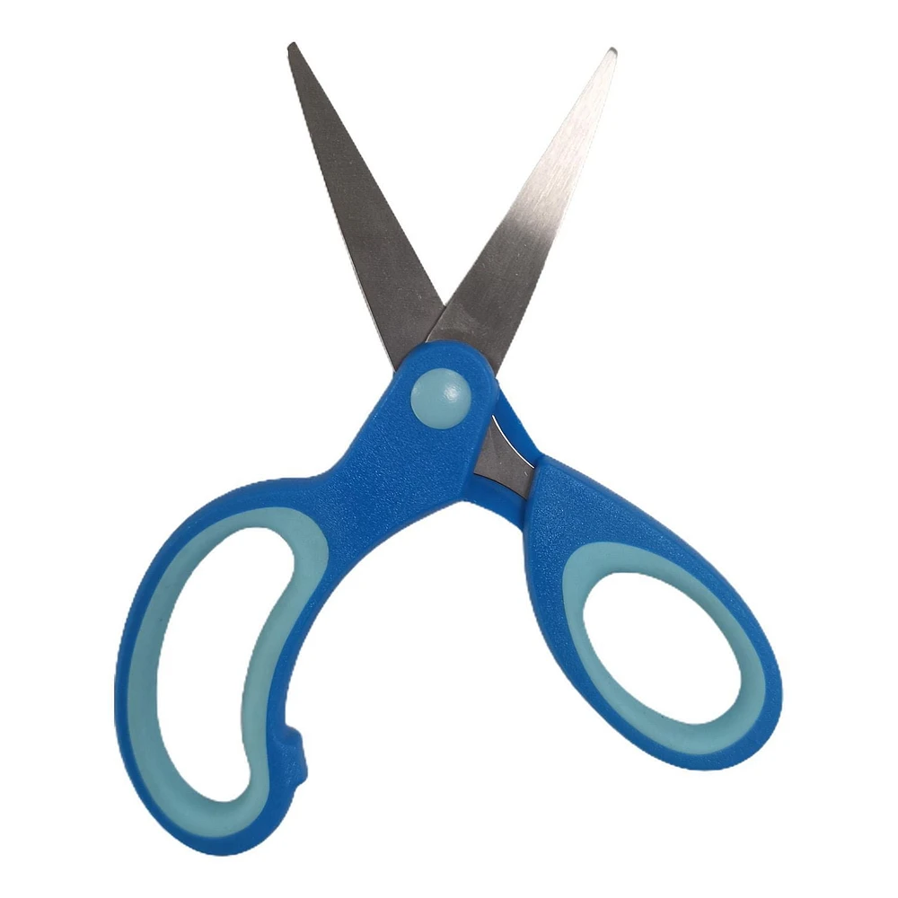 Pen+Gear 5 in. Left-Handed Scissors, 5 in., blue