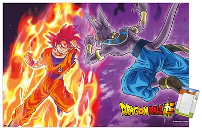 Dragon Ball: Super - Gods Battle Wall Poster, 22.375" x 34"