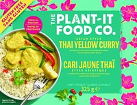 Plant-It Thai Yellow Curry, Thai Yellow Curry is a creamy dish with Chick'n pieces served over Basmati rice! 15g of protein per serving.