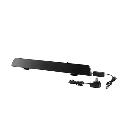 onn. VHF/UHF 4G/5G Filter Coaxial Directional Indoor 1080 HDTV Bar Antenna, Slim, Lightweight