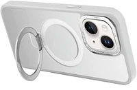 Artikl Lux Pro MagSafe Compatible Clear Case for iPhone 15/14/13 - Silver, Phone Case for iPhone 15/14/13