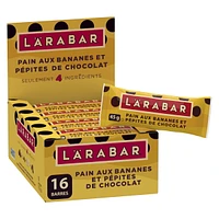 Larabar Chocolate Chip Banana Bread, Gluten Free Vegan Fruit & Nut Energy Bars, 16 bars x 45 g, 720 g