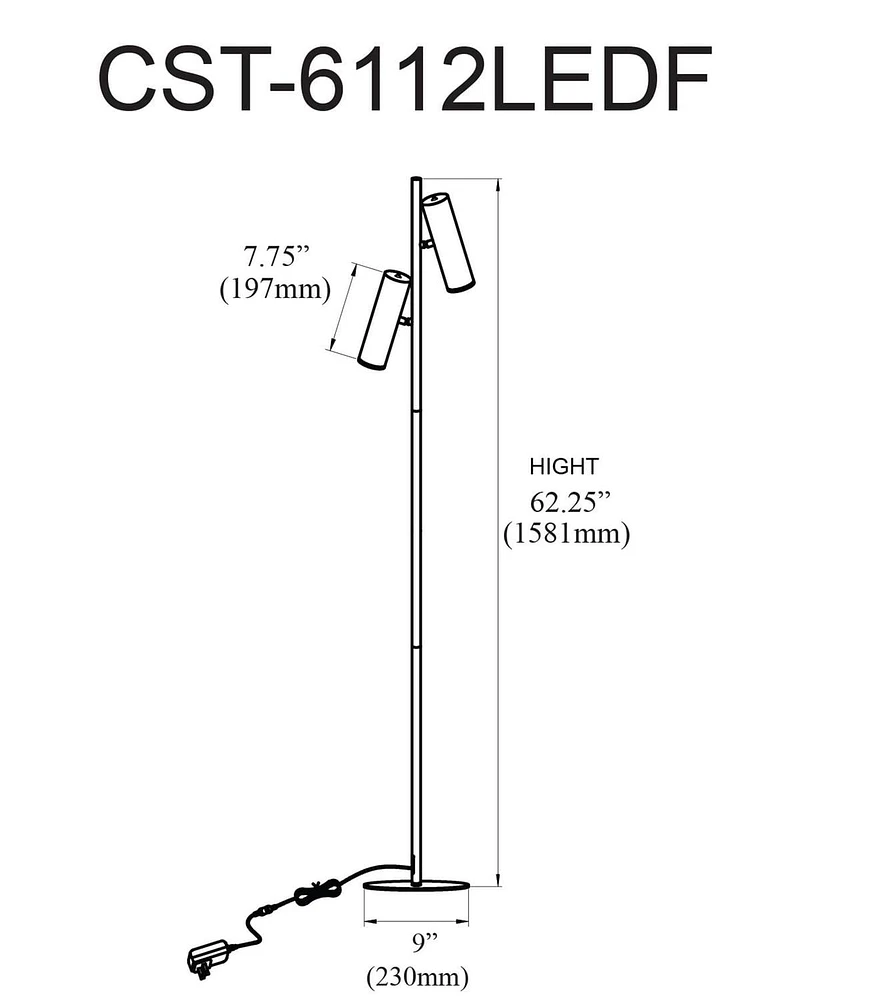 Lampadaire Constance