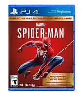 Jeu vidéo Marvel Spider-Man édition Jeu de l'année pour PS4 Playstation 4
