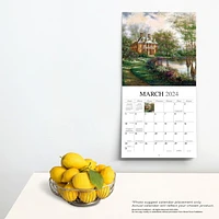 Hopper Studios Bygone Days 2024 12x24 Inch Square Wall Calendar, 9781773727967