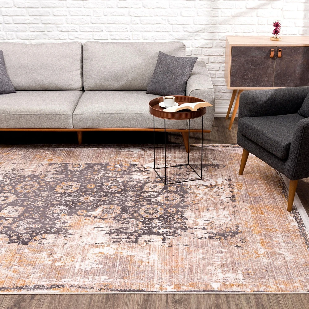 Rug Branch Amalfi Collection Modern Oriental Runner Area Rug