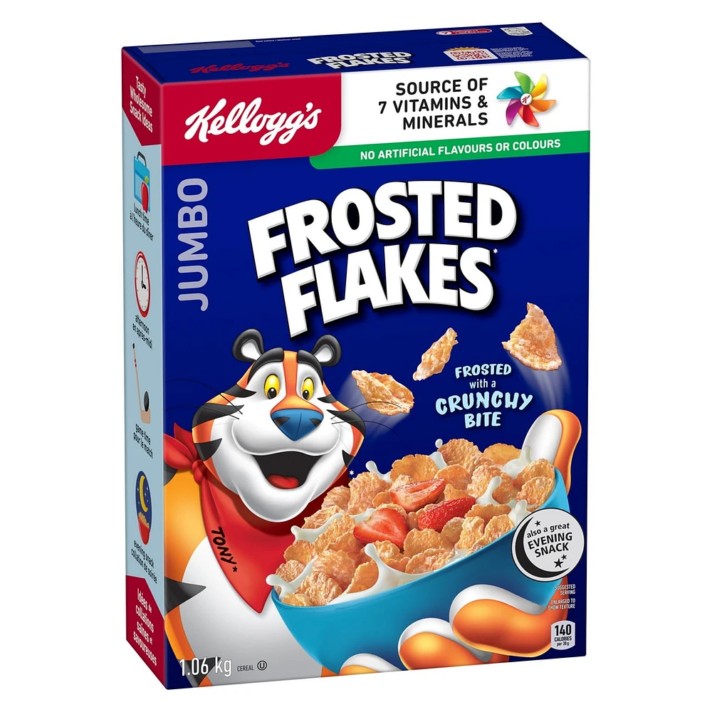 Céréales Kellogg's Frosted Flakes, 1,06 kg (format géant)
