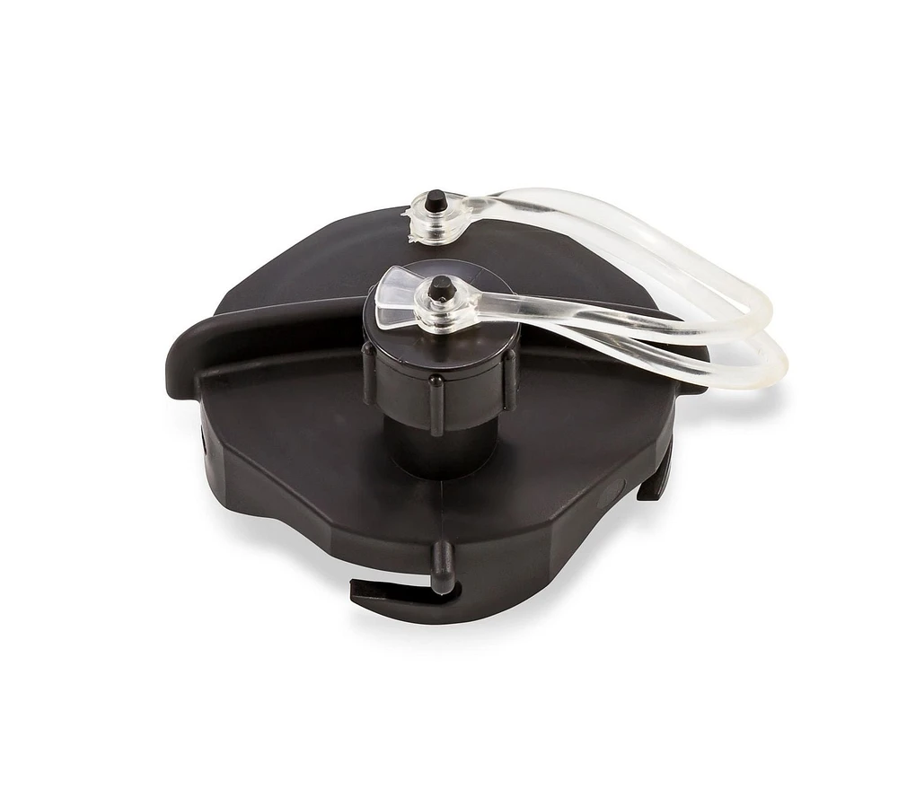 Camco 39463 RV Sewer Cap with Hose Connection, With hose connection