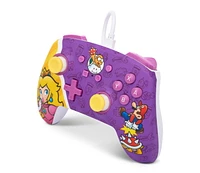 PowerA Enhanced Wired Controller for Nintendo Switch, Princess Peach Battle