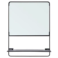 Truu Design Miroir mural décoratif en métal - carré