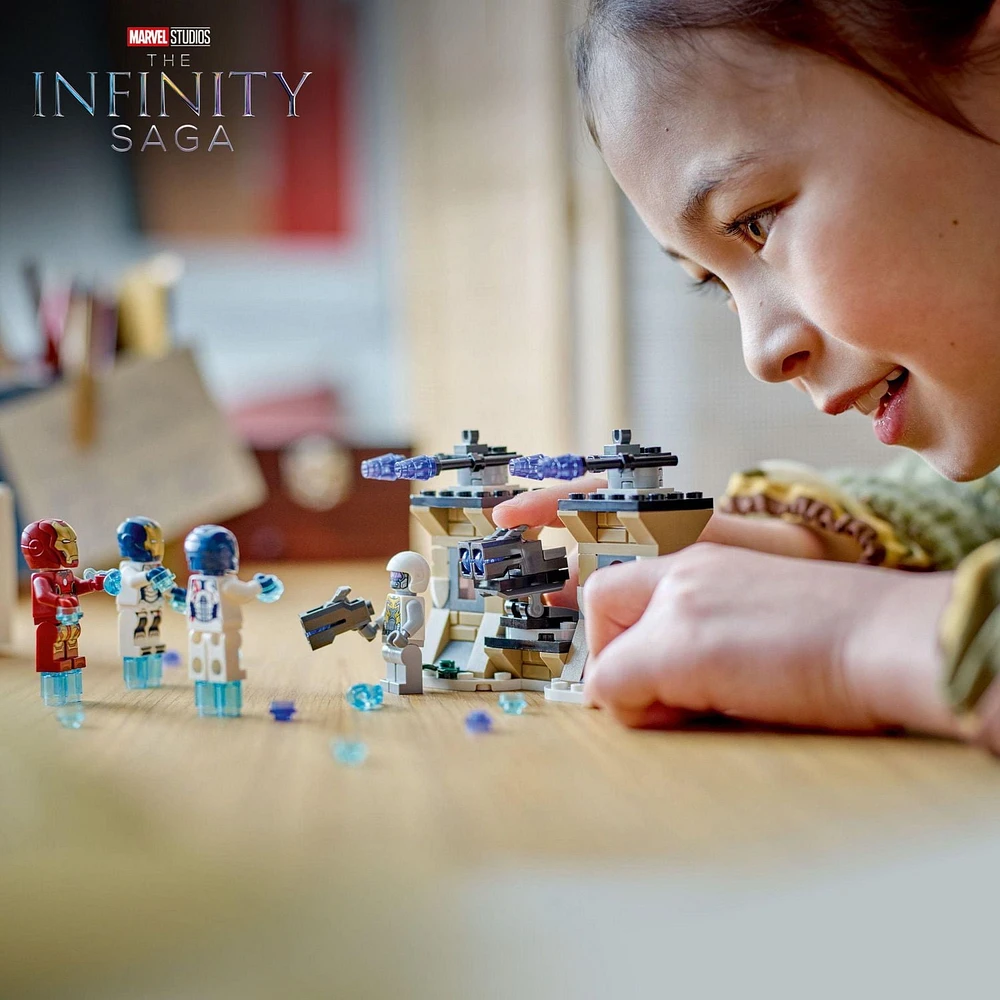 LEGO Super Heroes Marvel Iron Man et l’Iron Legion contre le soldat de l’Hydra 76288 Ensemble de construction (135 pièces) Comprend 135 pièces, 6+ ans