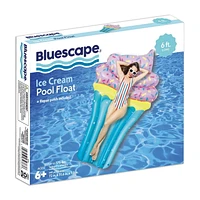 Bluescape Bouée Gonflable en Forme de Crème Glacée Bouée Gonf. Forme Crème Glacée