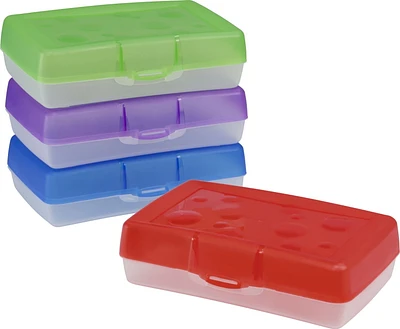 Boîte à crayons Storex en plastique