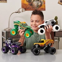 Monster Jam, Monster truck Dragon officiel, véhicule en métal moulé à collectionner, échelle 1:24, Jouets pour garçons à partir de 3 ans