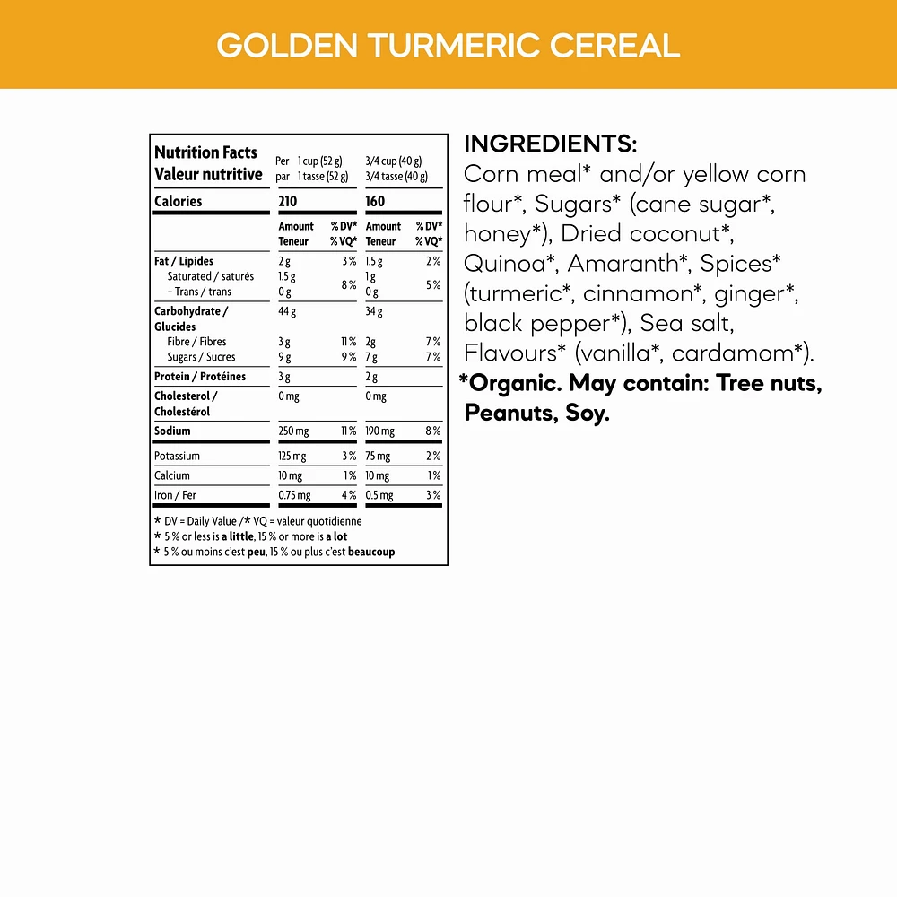 Nature's Path Golden Turmeric Cereal