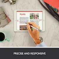 Logitech Crayon Digital Pencil for all iPads (2018 releases and later) - Mid-Gray