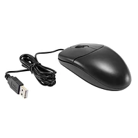 onn. Wired Optical Mouse (Black)