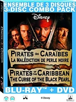 Pirates Of The Caribbean: The Curse Of The Black Pearl (3-Disc) (2-Disc Blu-ray + Standard DVD)