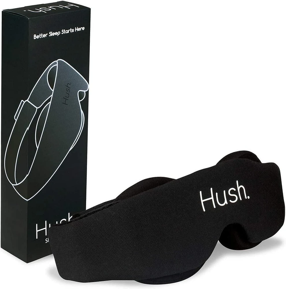 Hush Blackout Memory Foam Eye Mask Blocks 100% of All Light