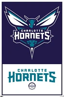 NBA Charlotte Hornets - Logo 21 Wall Poster, 22.375" x 34"