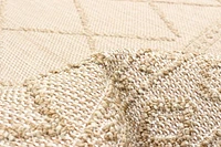 ECARPET Jute Style Area Rug for Bedroom, Living Room