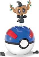 MEGA Pokémon Figurine articulée Brocélôme, 25 pièces