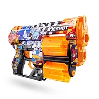 Pistolet Dread XSHOT Skins - Décoration Sonic le Hérisson (12 Fléchettes) par ZURU