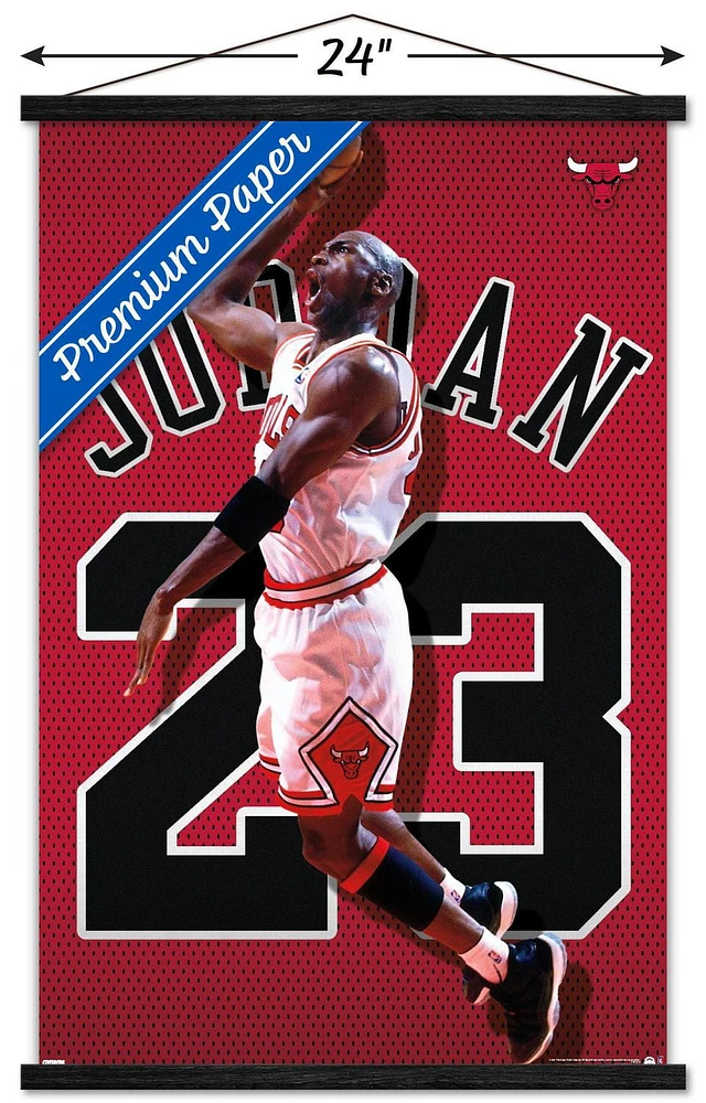 Michael Jordan - Jersey Wall Poster