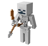 Minecraft Figurine articulée Squelette, 8,26 cm, pièce Crée-un-portail