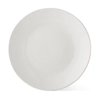 Mainstays Glazed White Stoneware Dinnerware Set, 12-Pieces, 12 PCS