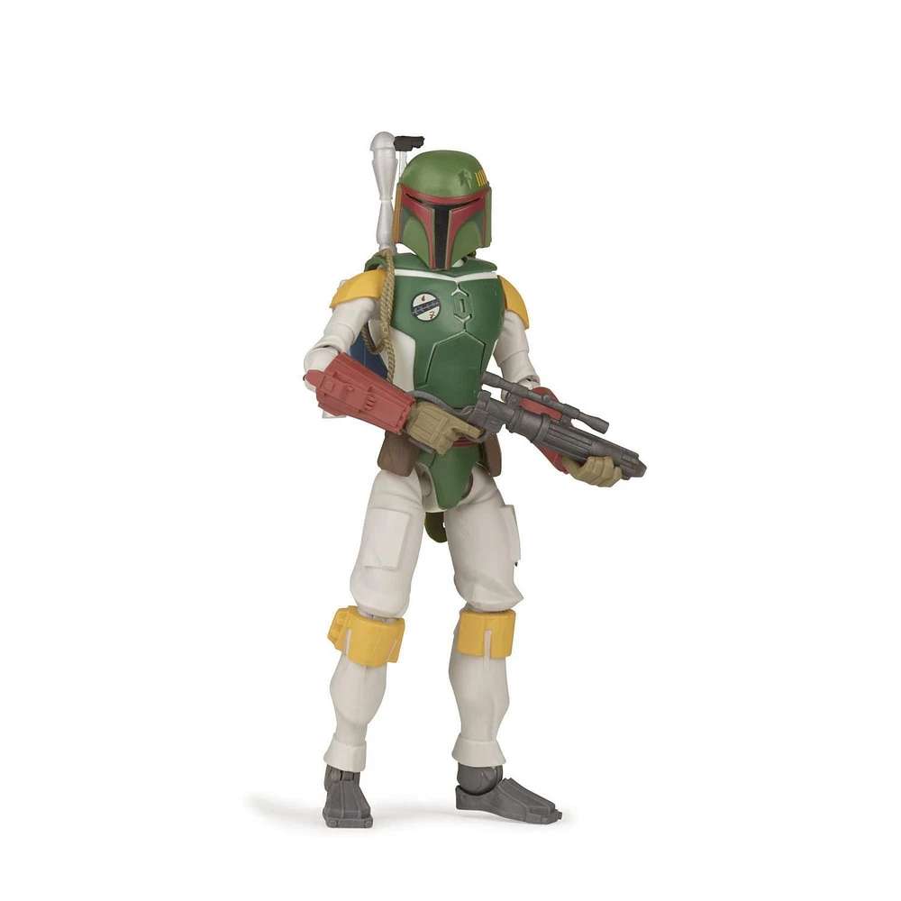 Star Wars Galaxy of Adventures - Figurine articulée Boba Fett de 12,5 cm avec projectile, jouet pour enfants, à partir de 4 ans