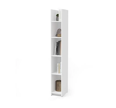 Bestar Small Space 10“ Narrow shelving unit in white